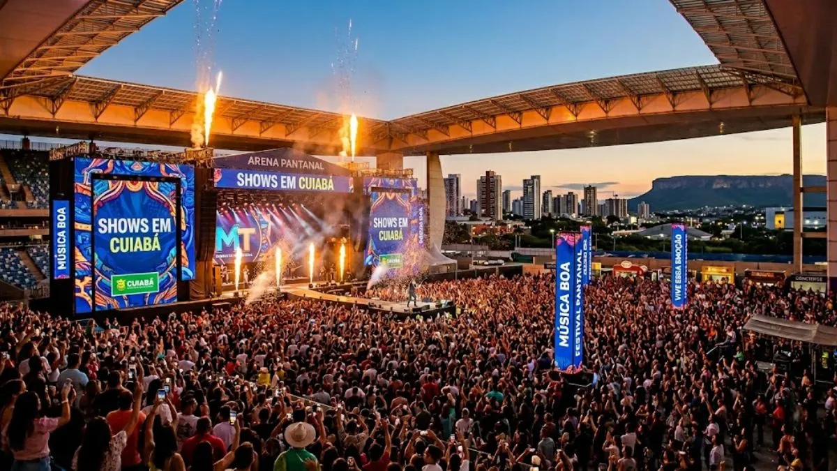 Shows em Cuiabá 2026: Agenda VIP e Camarotes de Elite