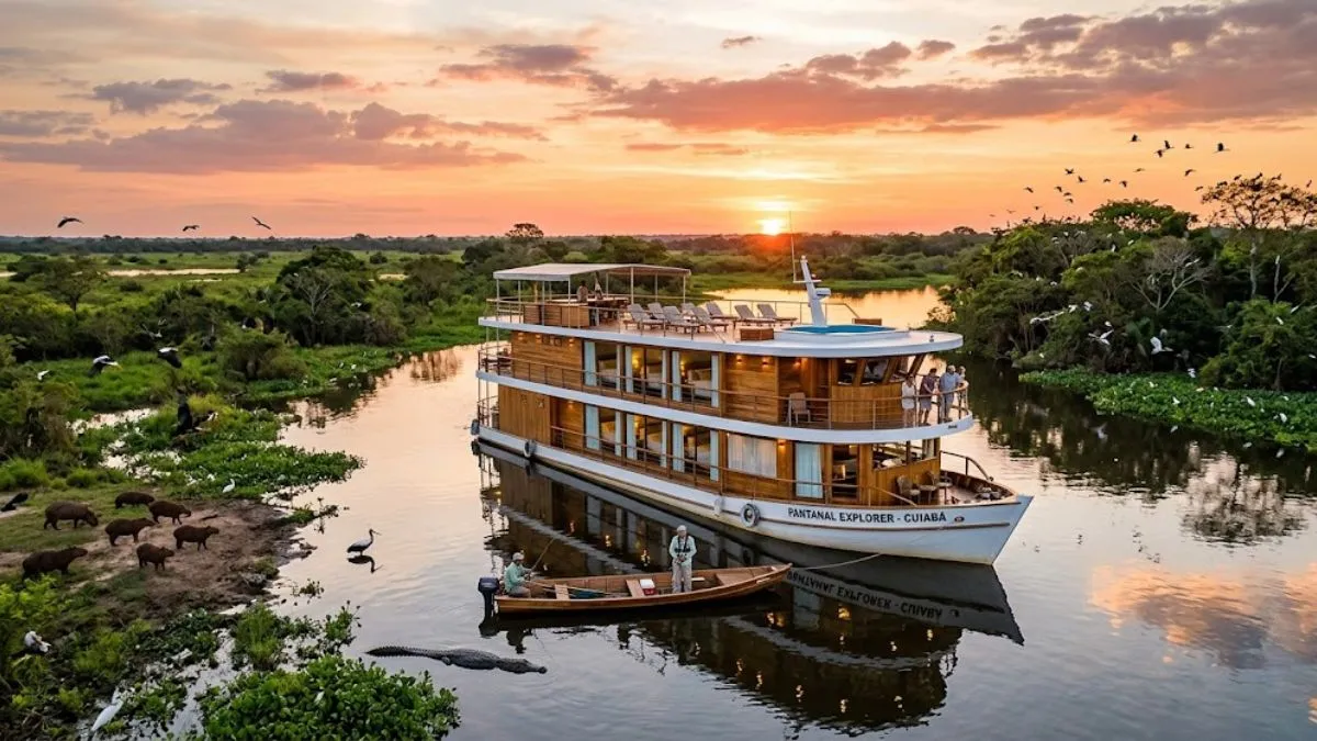 Barco hotel Pantanal 2026: Guia de Pesca de Elite VIP