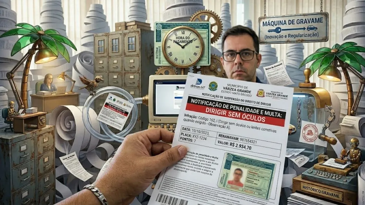 Multa por Dirigir sem Óculos 2026: O Flagrante que Trava a Carteira
