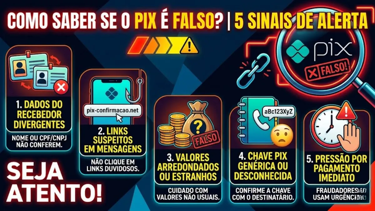 Como Saber se o PIX é Falso em 2026? Guia Antifraude VIP