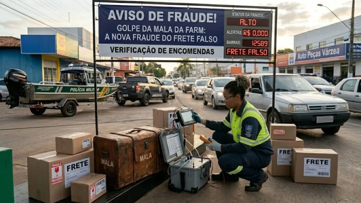 Golpe da Mala da Farm 2026: A Nova Fraude do Frete Falso