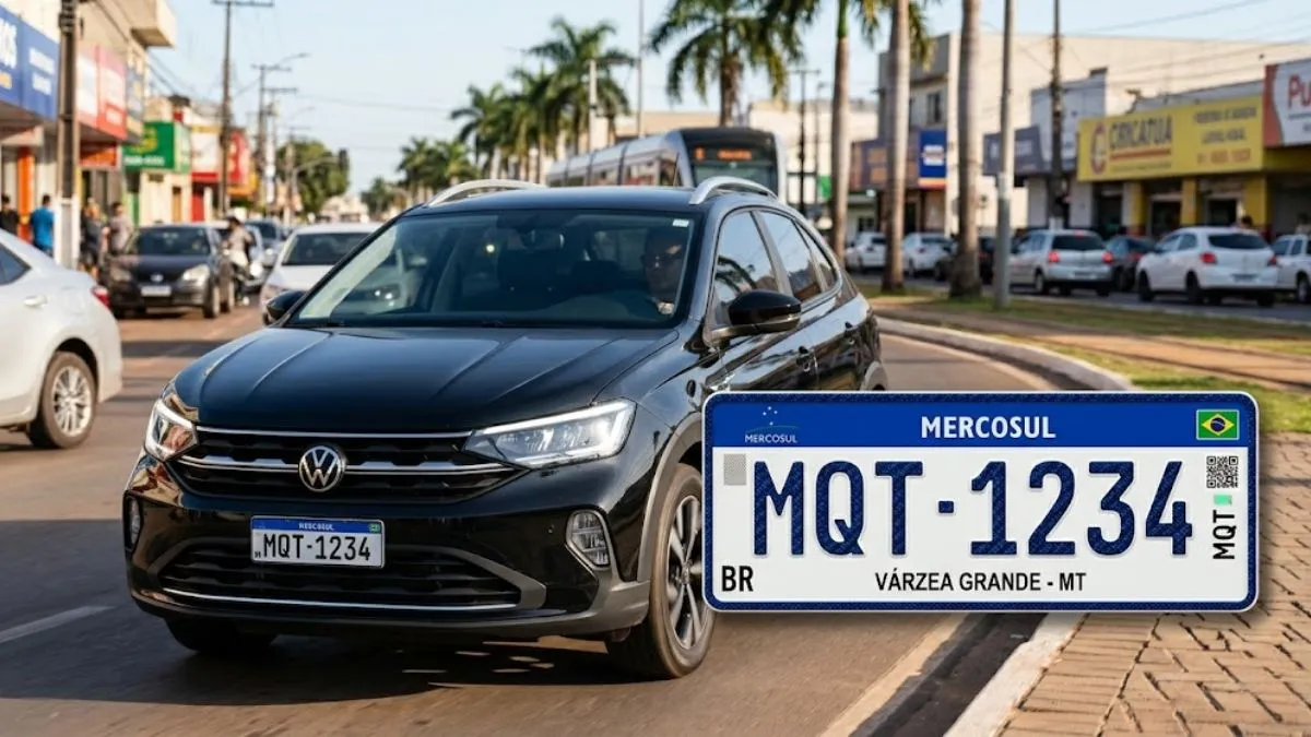 Nova Placa Mercosul 2026: O QR Code que Bloqueia Carros na Blitz