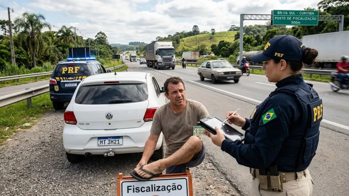 Multa por Dirigir de Chinelo 2026: O Perigo do Calçado Solto que para o Carro