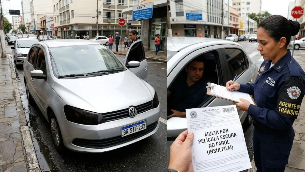Multa por Insulfilm no Farol 2026: O Detalhe Esportivo que dá Guincho