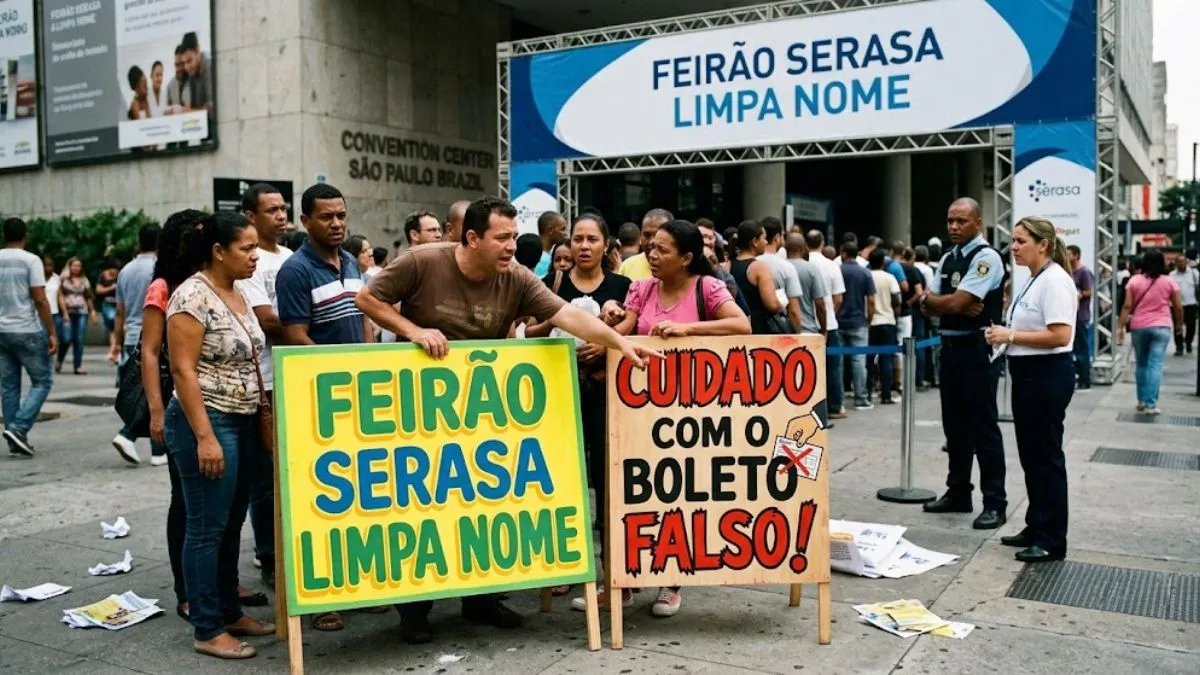 Feirão Serasa Limpa Nome 2026: Cuidado com o Boleto Falso