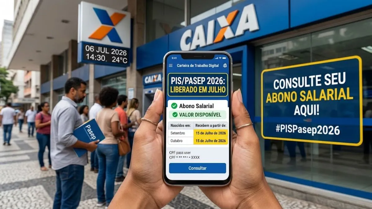 PIS/Pasep 2026 Liberado em Julho: Veja Quem Recebe o Abono Salarial Este Mês
