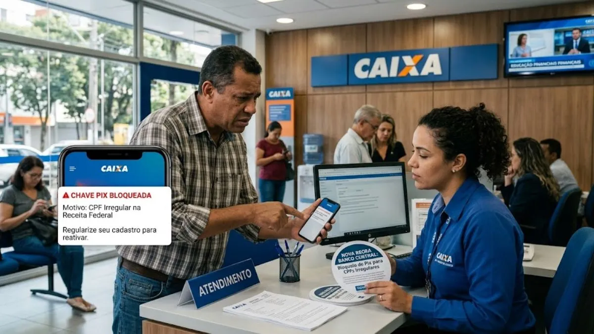 Chaves Pix 2026: Nova Regra do Banco Central Bloqueia CPF Irregular