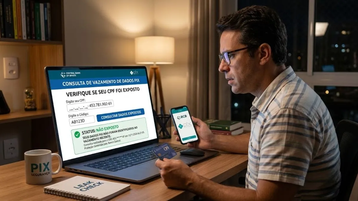 Vazamento de Dados do Pix 2026: Como Consultar se Seu CPF Foi Exposto