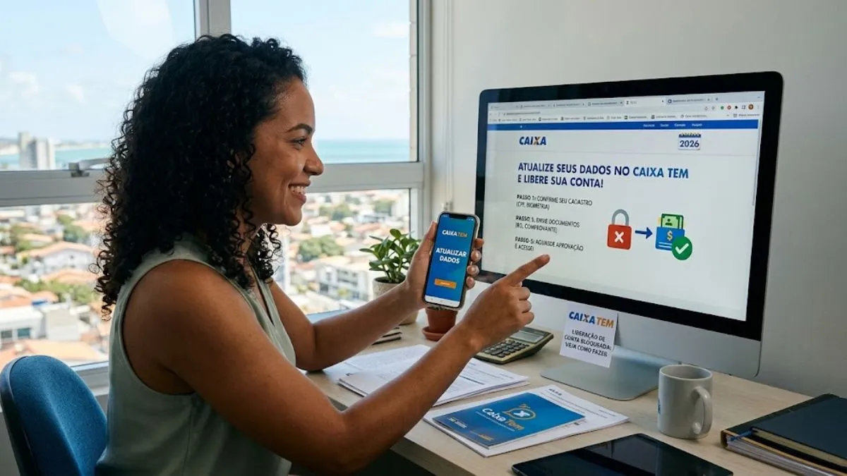 Caixa Tem 2026: Como Atualizar Dados e Liberar Conta Bloqueada