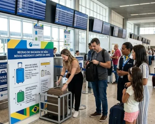Regras de Bagagem de Mão 2026: Novas Medidas e Limites da ANAC