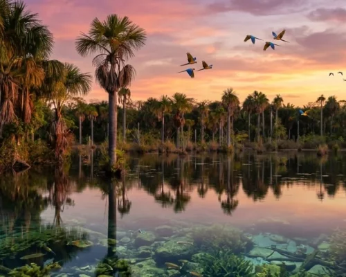 Lagoa das Araras em Nobres