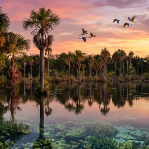 Lagoa das Araras em Nobres