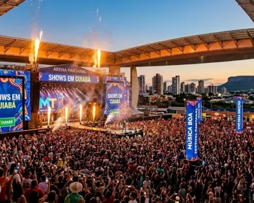 Shows em Cuiabá 2026: Agenda VIP e Camarotes de Elite