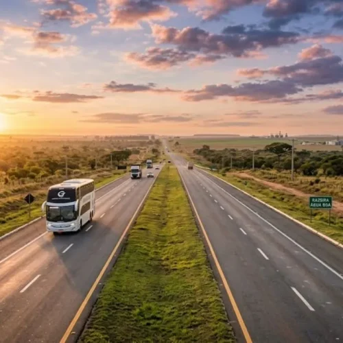 Confira o relatório completo da BR 163 condições da estrada 2026. Saiba tudo sobre trechos duplicados, obras, pedágios e dicas de logística VIP.