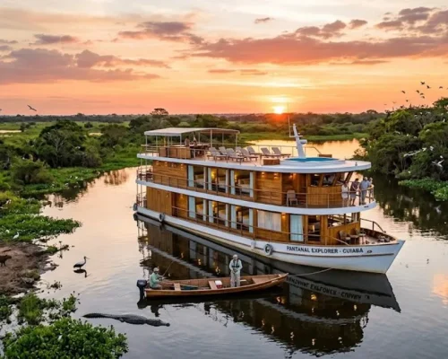 Barco hotel Pantanal 2026: Guia de Pesca de Elite VIP